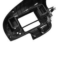 Pour Ford F150 Expedition 1997-03, panneau de tableau de bord et cadre radio central noir
