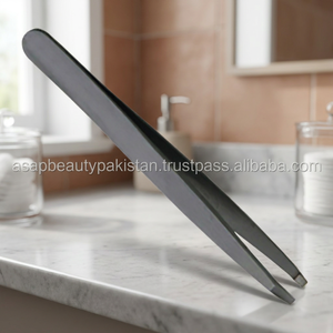 ASAP Pince à épiler ergonomique en acier inoxydable personnalisée et durable, ultra-précise, design élégant, pour femmes - Product Image 2
