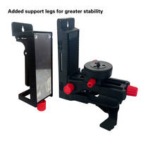 DJ1200 360 support de Rotation niveau Laser avec attelle arrière adaptateur de poinçonnage de trou de forme spéciale personnalisé Base pivotante magnétique