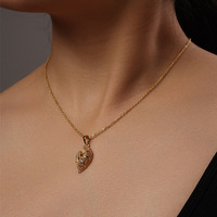 Collier et boucles d'oreilles assortis en or brillant, motif feuille filigranée, hypoallergéniques, pour mariage, vente en gros d'usine