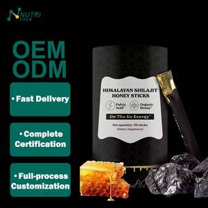 Cápsulas de Resina de Shilajit Puro del Himalaya Nutrivoice OEM, Miel Orgánica, Suplemento para Adultos para el Cuidado de la Salud - Product Image 2