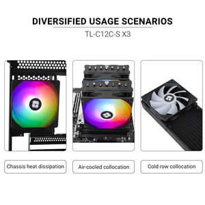 Ventilador Thermalright TL-C12C-S de 120 mm, 5 V, ARGB, Bajo Ruido, Rodamiento S-FDB, LED Direccionable para Refrigeración de <span class=keywords><strong>PC</strong></span> Gaming, Personalizable - Product Image 5