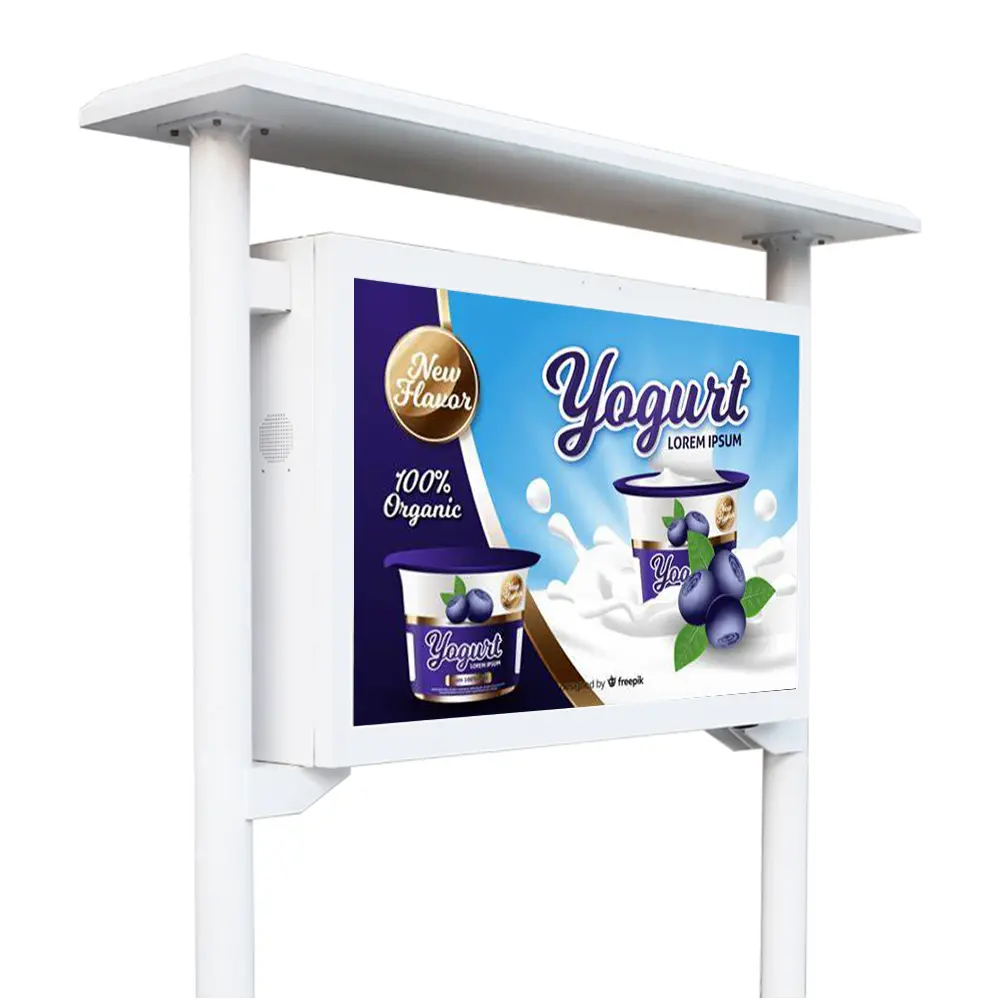 Brand new bus station advertising kiosk outdoor digital signage display