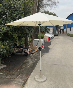 Tuoye ô dù bãi biển nhôm đồ gỗ ngoài trời hiện đại ô dù tròn dù che ô lớn với vườn nghiêng 2.7m - Product Image 3