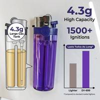Donyi DY-699 Briquet jetable de qualité supérieure pour la vente au détail et en gros, idéal pour fumer des cigarettes