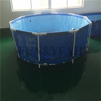Vente chaude 2025 au-dessus du sol en acier inoxydable cadre métallique piscine rectangulaire carré anneau structurel PVC grande piscine