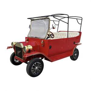 Voiture classique rétro électrique à quatre roues avec moteur AC, luxe vintage, autonomie de plus de 100 km et 4 à 17 places - Product Image 2