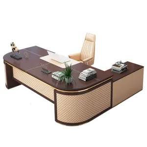 Professional office furniture half round semi circle executive ceo office table desk