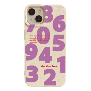 เคส <span class=keywords><strong>IPhone12Pro</strong></span> ซิลิโคน TPU ลายน่ารักสีดิจิตอลสีม่วงสำหรับ Apple 14เคสโทรศัพท์มือถือมีสไตล์แบบเรียบง่าย - Product Image 6