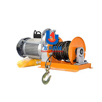 Treuil électrique à chaîne PA 500KG 25M, outil de levage en fer 220V 230V étanche IP65 pour travaux de construction, grues, bateaux, câbles en acier
