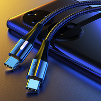 Chargeur rapide double USB C E-Marker haute performance PD 100W avec câble USB C et indicateur LED pour Macbook Samsung Xiaomi Huawei