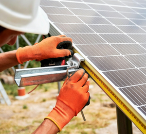 Aluminum Solar End <b>Clamp</b> for PV Panel Mounting System <b>Quick</b> Installation PV End <b>Clamp</b> for Solar Mounting Bracket - Product Image 4