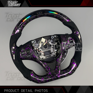 <span class=keywords><strong>Volant</strong></span> de voiture en fibre de carbone <span class=keywords><strong>personnalisé</strong></span> avec écran LED intelligent, style sportif pour Acura RDX TLX ZDX MDX ILX 2014-2019 - Product Image 3