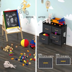 Bacs de <span class=keywords><strong>rangement</strong></span> décoratifs pliables avec poignée pour étagères, cubes de <span class=keywords><strong>rangement</strong></span> en tissu pour placard, jouets - Product Image 3