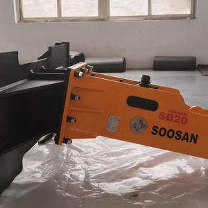 For SB20 HB20G Box Type Hydraulic Breaker Skid Steer Hammer 126kg 1.2-3.0 Ton High-Hardness Chisel Demolition Road - Product Image 5