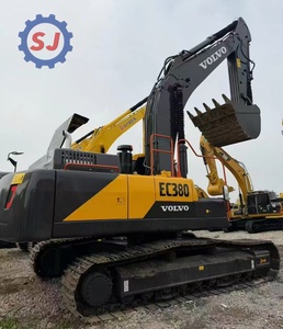 Excavatrice sur chenilles Volvo EC380, 38 tonnes, pelle hydraulique, machine de terrassement pour travaux de construction - Product Image 1