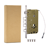 Cylindre de serrure intelligente en acier inoxydable 6068 pour porte d'entrée sécurisée, compatible avec les portes chambre en acier et bois pour serrures intelligentes