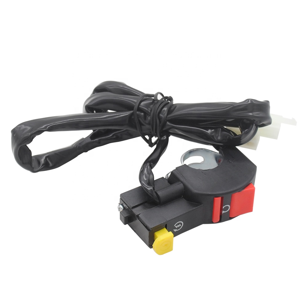 Универсальный 7/8 "22 мм старт/стоп вкл/выкл Мотоцикл Скутер для Dirt Pit Bike левый руль переключатель