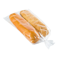 BPB emballage alimentaire en plastique BOPP CPP guichet sac à pain avec logo personnalisé sacs en cellophane sac micro perforé