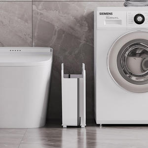 Cubo para fregona plegable, fregona Rectangular, paño plano, cepillo para lavar el suelo, cubo para apretar, cubo individual, almacenamiento en lavabo de drenaje - Product Image 4