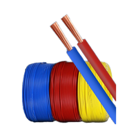 Câbles Électriques BV à Prix Usine 1.5mm 2.5mm 4mm 6mm 10mm 16mm 450/750V, Fils Rigides en Cuivre PVC pour Bâtiment et Câblage Domestique