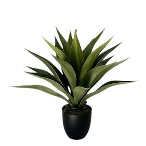 20インチの高級人工アガベ多肉植物、商業用景観、熱帯盆栽、家庭、オフィス、室内装飾用 - Product Image 1