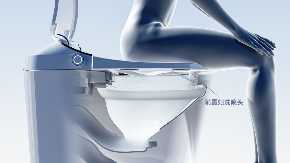 Electric Smart Toilet New Design Floor Mounted Dual-Flush Intelligent ...
