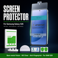 Protection d'écran en hydrogel pour Samsung Galaxy S26 S25 S24 S23 S22 Ultra, film souple en TPU, couverture intégrale, auto-réparateur, anti-rayures
