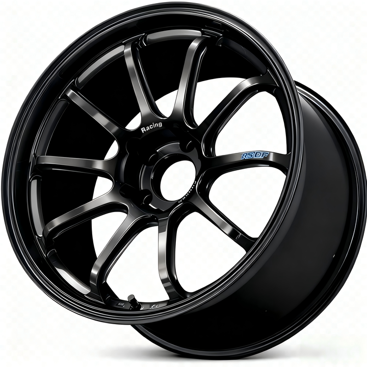Advan Racing Rs-Df Forged Aluminium Alloy Wheel New Hyper Black Gold ...