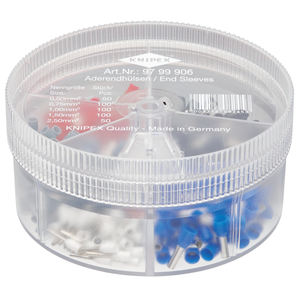 Surtido de Terminales de Cable KNIPEX 0.5 0.75 1.0 1.5 2.5mm Hecho en Alemania - Product Image 1