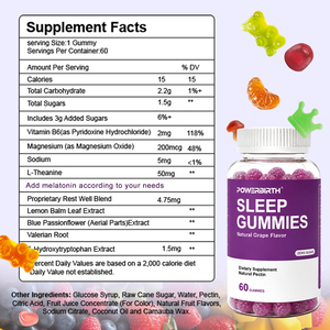 Gomitas <span class=keywords><strong>de</strong></span> <span class=keywords><strong>Melatonina</strong></span> Granios 3mg 5mg 6mg, Gomitas para Dormir para Adultos, <span class=keywords><strong>Melatonina</strong></span> <span class=keywords><strong>de</strong></span> Baja Dosis, Biotina, Creatina - Product Image 3