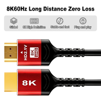 Câble HDMI certifié dernière version HDMII, haute vitesse 48 Gbps, prise en charge HDR dynamique, test TDR, résolution 8K 60 Hz, 4K 120 Hz