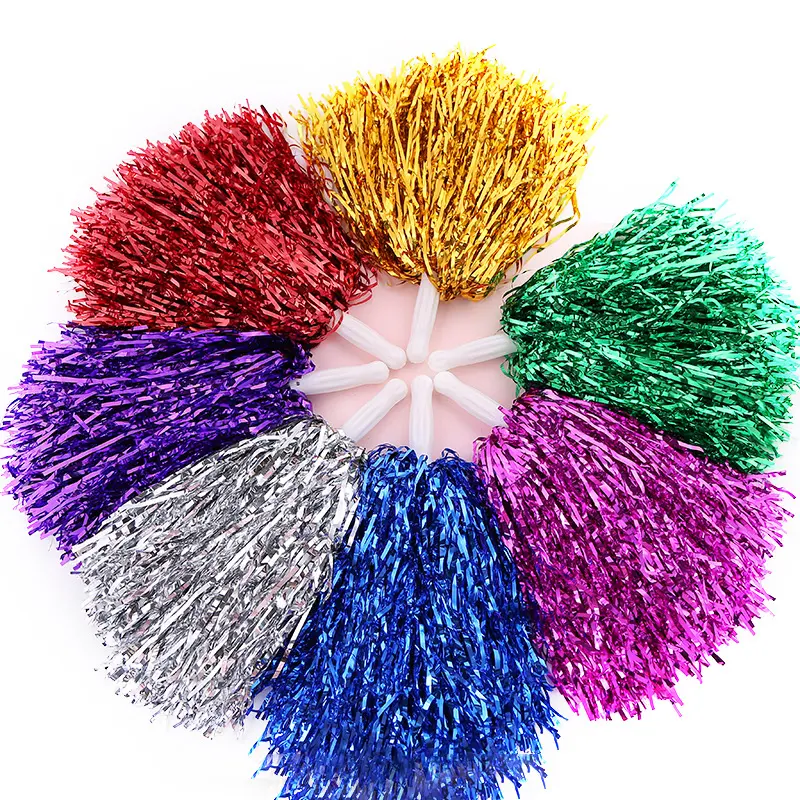 رياضة الرقص المشجع Pom Poms مسابقة لكرة القدم كرة السلة Pompon استخدام الأطفال