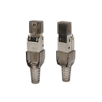 Prise Ethernet RJ45 réutilisable PUXIN, blindée en métal FTP, Cat6, Cat6a, Cat7, prise modulaire sans outil