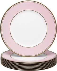 Nouvelle Arrivée Vaisselle Multicolore Personnalisée Assiette Arc-en-ciel à Bord Doré Service de Table en Porcelaine Fine Design Moderne Origine Guangdong - Product Image 1