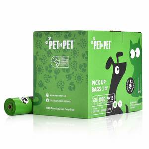 Bolsa para excrementos de perro biodegradable, con logotipo personalizado de fábrica, nuevo diseño, fácil de atar y a prueba de fugas garantizada. - Product Image 1