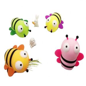 ของเล่นบีบผึ้งน้อยการ์ตูนขนาด 10 ซม. ของเล่นบีบคลายเครียด TPR สำหรับเด็กอายุ 6 ปีขึ้นไป ของขวัญสร้างอารมณ์ดี - Product Image 1