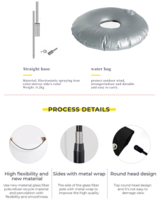 Gahumi Lớn Bãi Biển Lông Cờ Cực Đứng Biểu Ngữ Tất Cả Các Nước Khuyến Mại Windproof Lông Bãi Biển Cờ Tùy Chỉnh Lông Cờ - Product Image 6