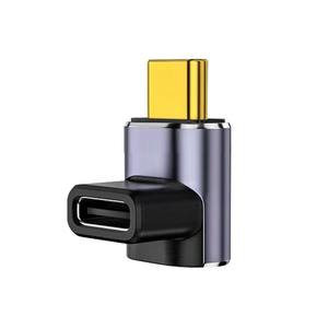 Adattatore Convertitore USB Type-C Maschio a Due Type-C Femmina, Angolo 90 Gradi, 100W 40GBPS 8K, per Telefoni Cellulari, Lato Destro e Sinistro - Product Image 3