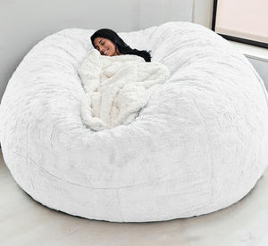 IStapromo Gifts Sofá puf gigante sin relleno de 5, 6 y 7 pies, sillón para sala de estar, de felpa suave de imitación de piel, sofá puf gigante - Product Image 5