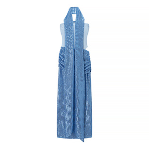 Đầm nữ mùa thu 2025 thời trang mới đính <span class=keywords><strong>sequin</strong></span> dây đeo không tay không dây cổ điển lưng trần thường ngày đầm nữ Vestidos Mujer - Product Image 3