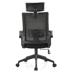 Chaise pivotante de chaise de taille réglable confortable de chaise de bureau de maille avec des roues