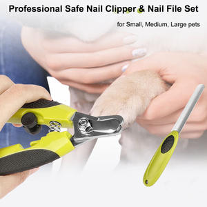 Ensemble professionnel de ciseaux et de limes à ongles <span class=keywords><strong>pour</strong></span> chiens Coupe-ongles et coupe-ongles <span class=keywords><strong>pour</strong></span> animaux de compagnie avec protection de sécurité - Product Image 5
