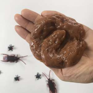 Novedad creativa divertido corazón Artificial suave TPR juguete de caca flotante exportación transfronteriza accesorios de Halloween Material novedoso Metal - Product Image 6