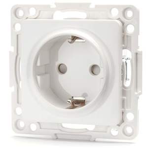 Componente per interruttore universale de 1 va, colore bianco, ideale per il controllo dell'illuminazione in ambienti domestici e commerciali. - Product Image 1