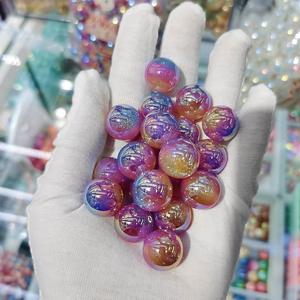 Cuentas Acrílicas Redondas de 16 mm en 12 Colores al por Mayor para la Fabricación de Joyas y Bolígrafos con Cuentas, en Oferta, Empaquetadas en Bolsa OPP - Product Image 2