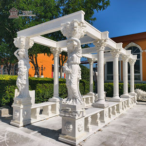 حديقة القلعة ديكور شرفة الرخام النحت الحجر جناح الممرات الطويلة - Product Image 2