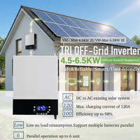 Système tout-en-un VM II Plus 6,5 kW 48 V avec onduleur IP21 hors réseau et batterie lithium-ion murale