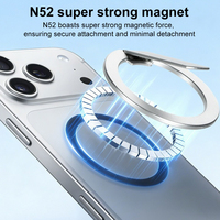 Support de téléphone portable universel en alliage d'aluminium, étanche, magnétique, fin, réglable à 180 degrés, pliable, portable, pour bureau