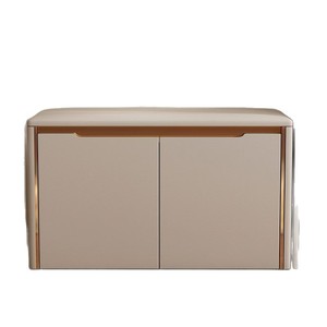 Banco para zapatos de 30 cm, de madera maciza, con espacio de almacenamiento, ahorrador de espacio, para la entrada, zapatero para apartamentos pequeños - Product Image 3